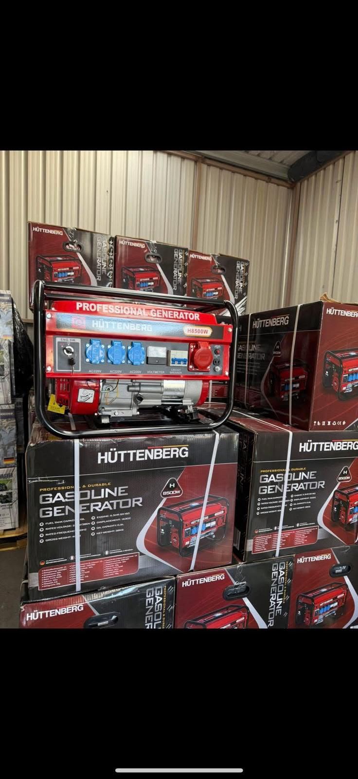Hüttenberg H8500W Professional Gasoline Generator