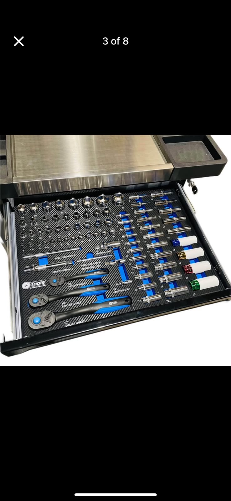 F Tools Socket & Ratchet Set