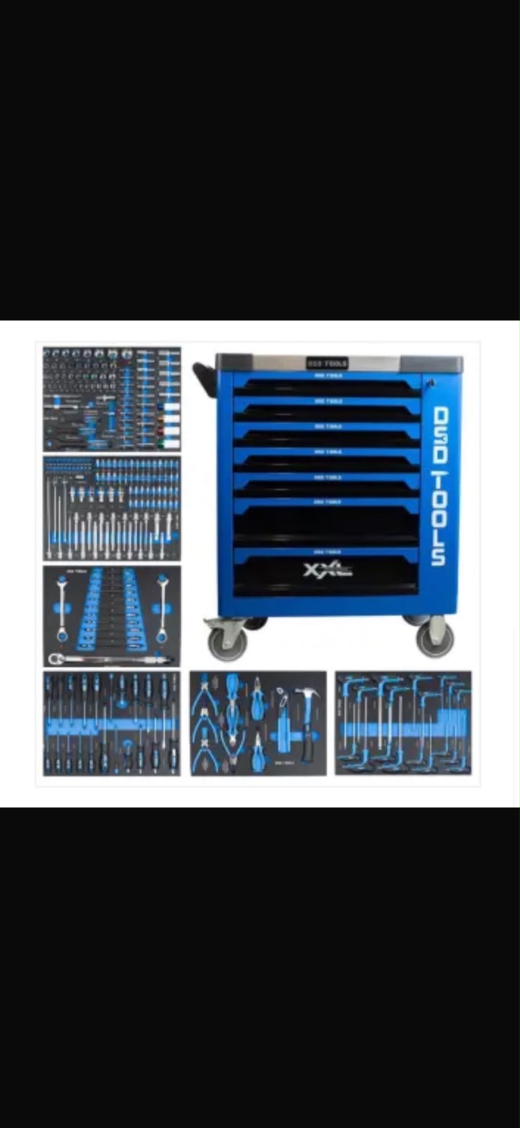 DSD Tools XXL Tool Cabinet – Blue
