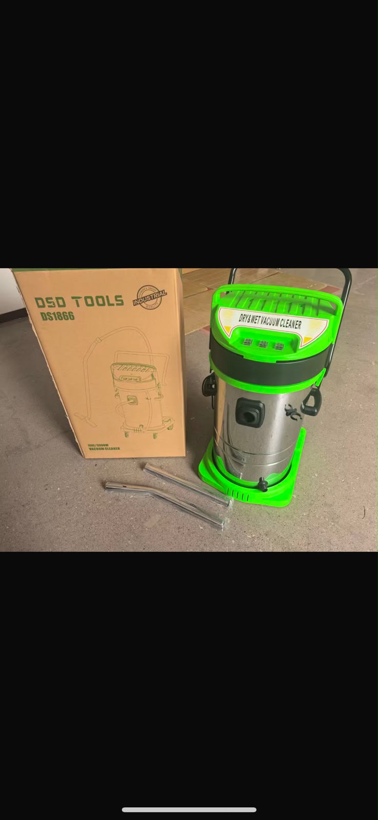 DSD Tools DS1866 Industrial Vacuum Cleaner